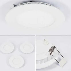 Spot Encastrable Finsrud Led Blanc, 1 Lumiere