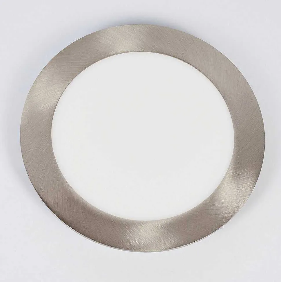 Spot Encastrable Finsrud Led Nickel Mat, 1 Lumiere