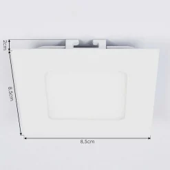Spot Encastrable Finsrud Led Blanc, 1 Lumiere