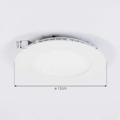 Spot Encastrable Finsrud Led Blanc, 1 Lumiere