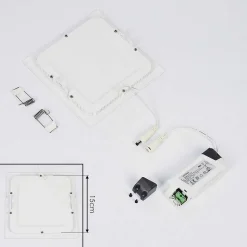 Spot Encastrable Finsrud Led Blanc, 1 Lumiere