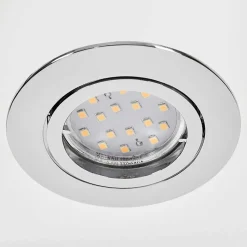 Spot Encastrable Kerrouan Led Chrome, 1 Lumiere