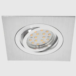 Spot Encastrable Monthois Led Chrome, Nickel Mat, 1 Lumiere