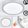 Spot Encastrable Pawcatuck Led Chrome, Blanc, 1 Lumiere