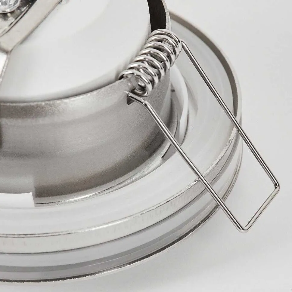 Spot Encastrable Percoq Led Nickel Mat, 1 Lumiere