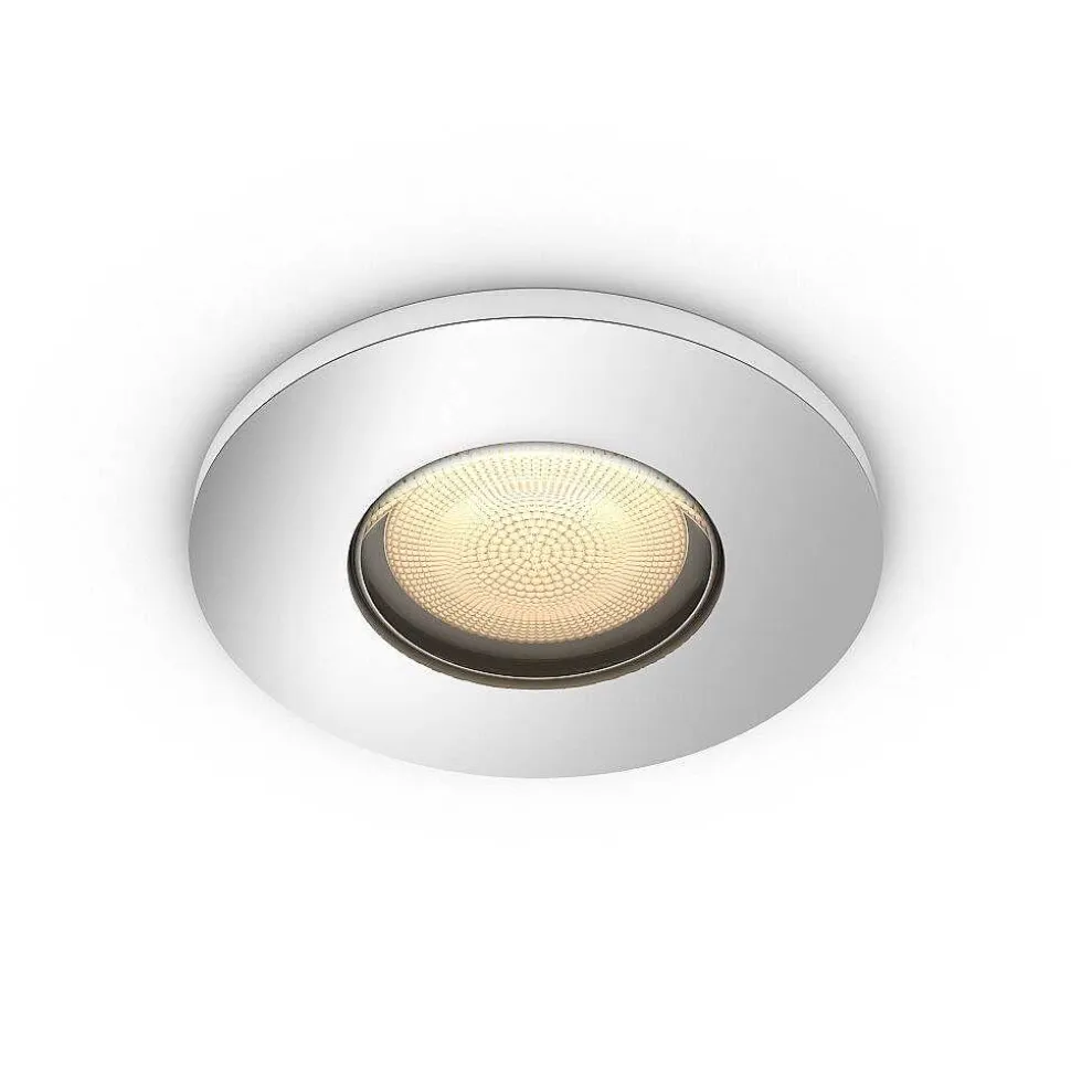 Spot Encastrable Philips Hue Adore Led Aluminium, 1 Lumiere, Telecommandes