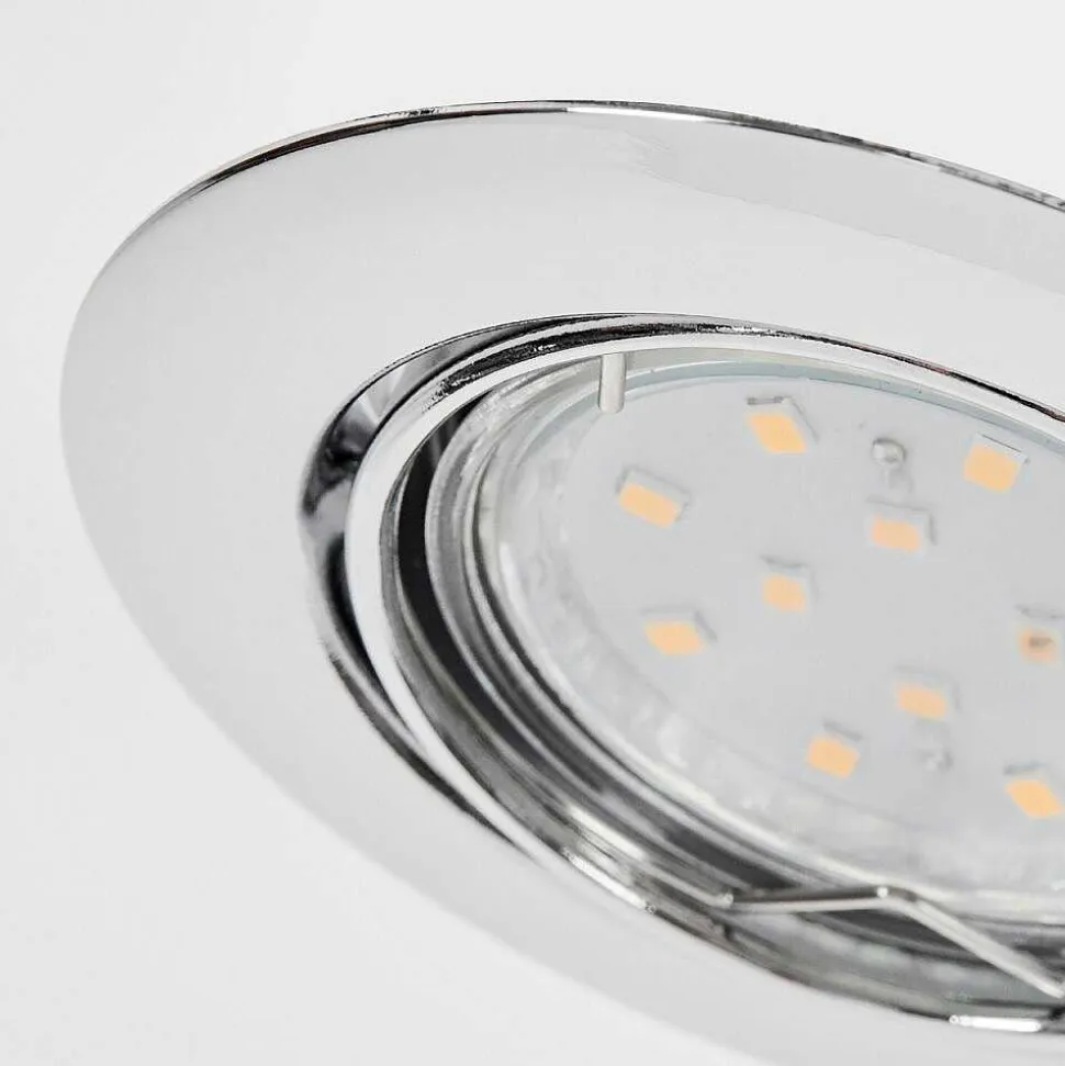 Spot Encastrable Vibersviller Led Chrome, 1 Lumiere