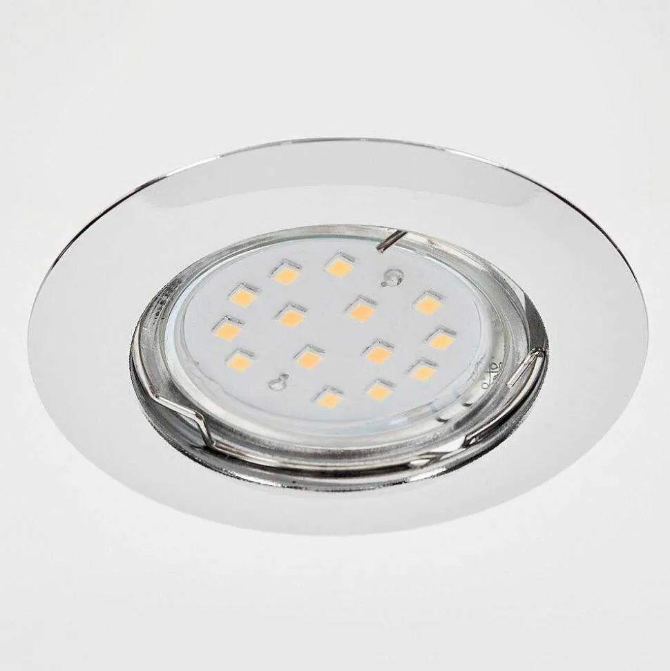 Spot Encastrable Vibersviller Led Chrome, 1 Lumiere