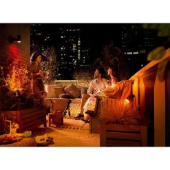 Spot, Set D'Extension Philips Hue Ambiance White & Color Waca Lily Led Noir, 1 Lumiere, Changeur De Couleurs