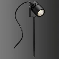 Spot Sur Pieu Lcd Typ 5018 Led Noir, 1 Lumiere