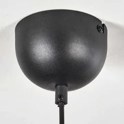 Suspension Cacor Noir, 1 Lumiere