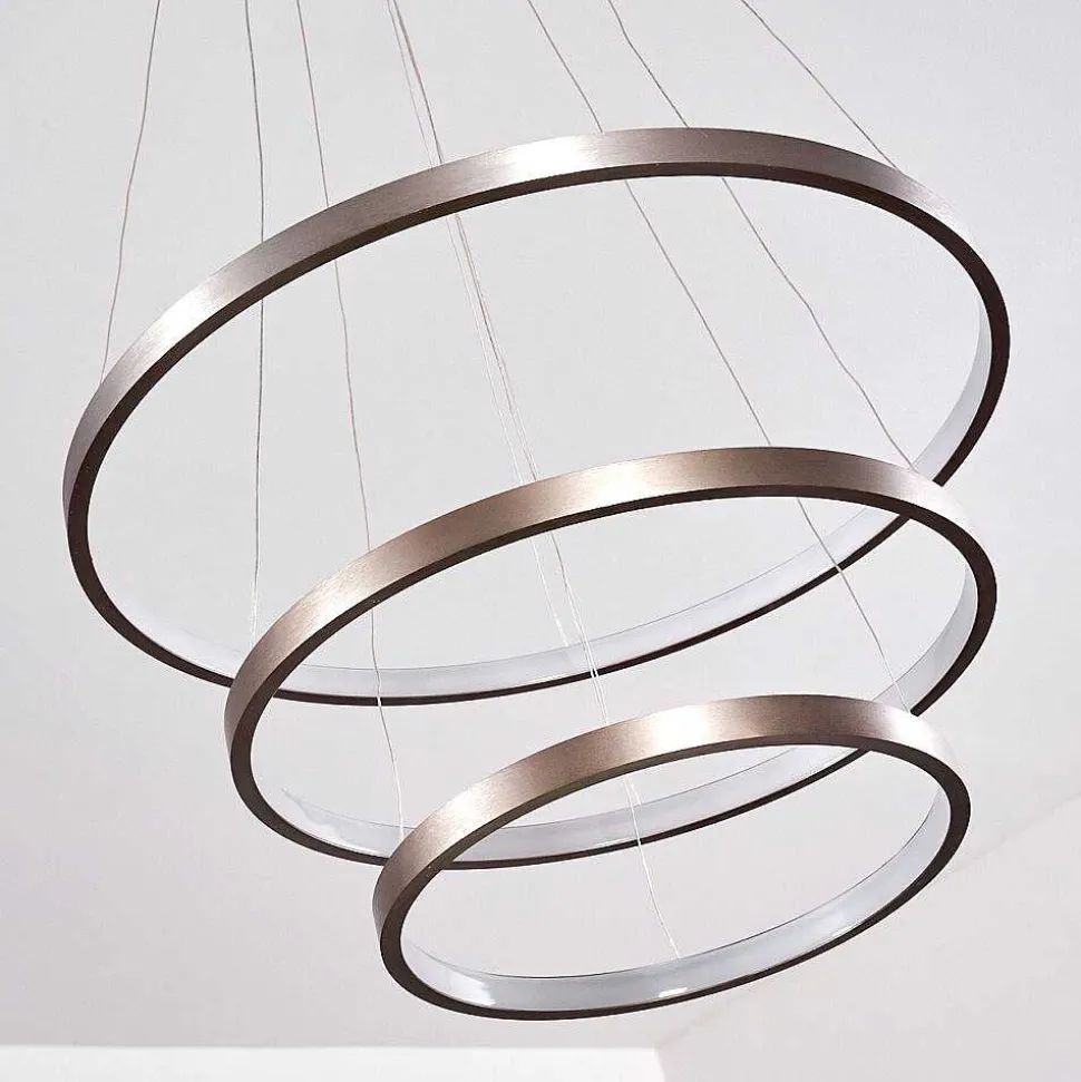 Suspension Canisteo Led Nickel Mat, 3 Lumieres