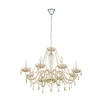 Suspension Eglo Basilano Chrome, 8 Lumieres