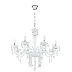 Suspension Eglo Carpento Chrome, 8 Lumieres