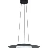 Suspension Eglo Compo Rosso Led Noir, 1 Lumiere, Changeur De Couleurs