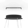 Suspension Eglo Lobinero-Z Led Noir, 1 Lumiere
