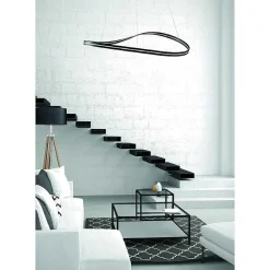 Suspension Escale Infinity Led Transparent, 1 Lumiere