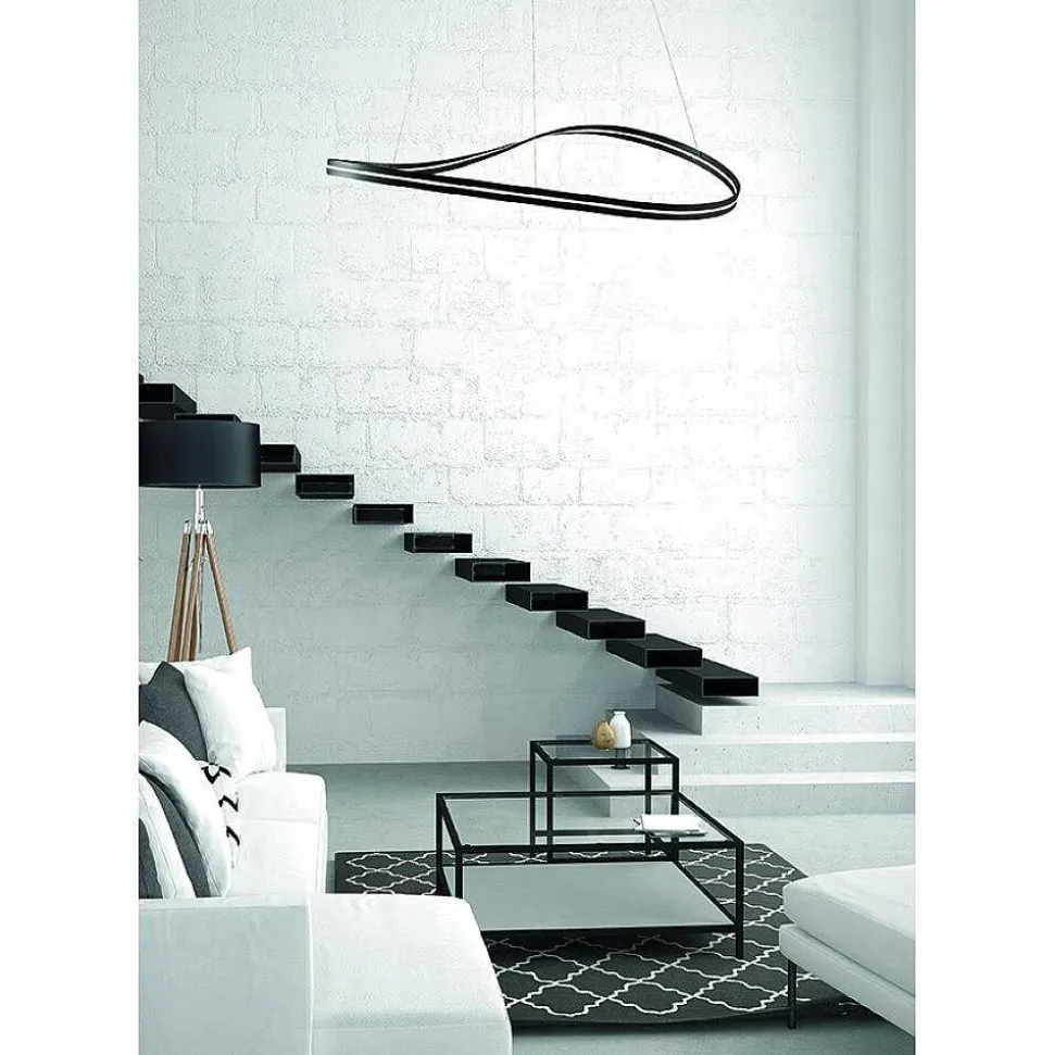 Suspension Escale Infinity Led Transparent, 1 Lumiere
