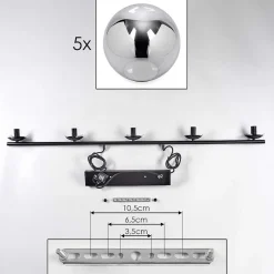 Suspension Gastor Fume, 5 Lumieres