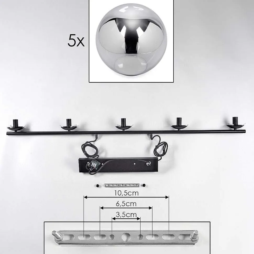 Suspension Gastor Fume, 5 Lumieres