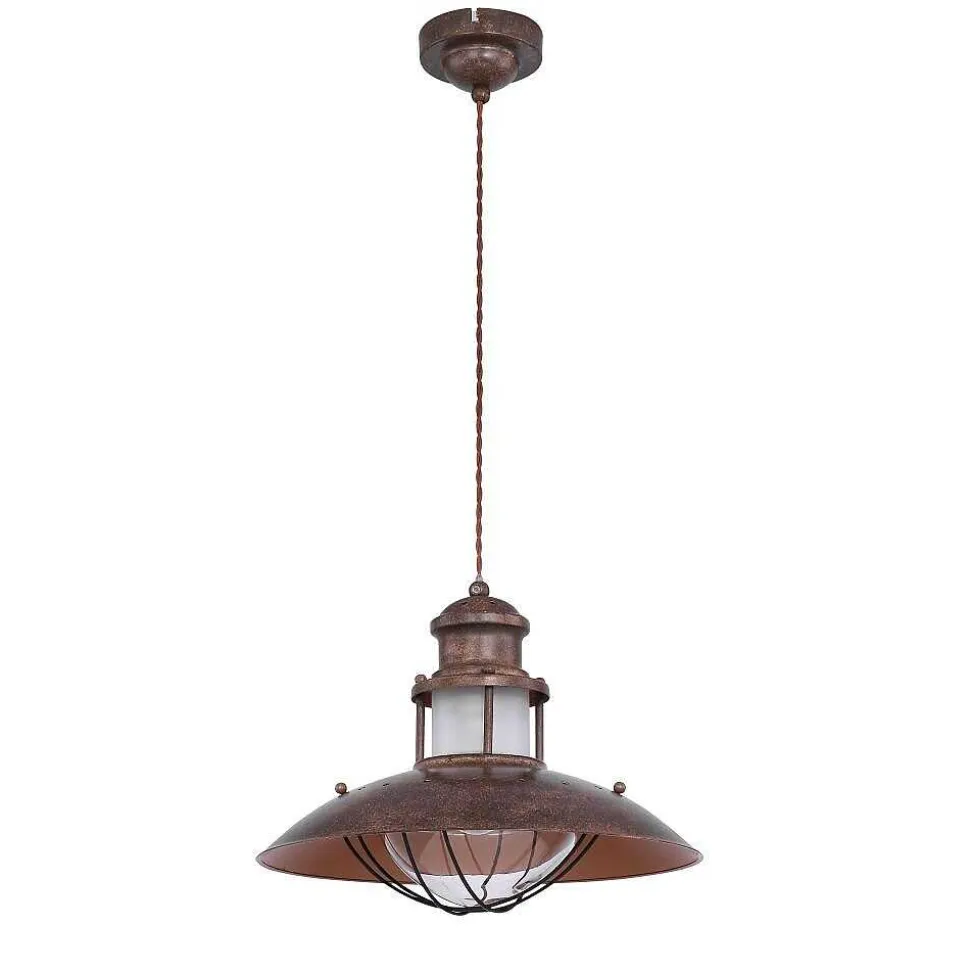 Suspension Globo Badalona Brun, 1 Lumiere