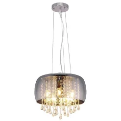 Suspension Globo Kalla Chrome, 5 Lumieres