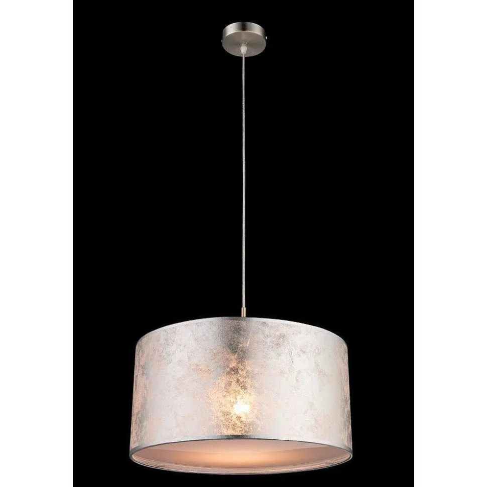 Suspension Globo Nickel Mat, 1 Lumiere