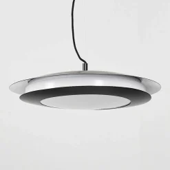 Suspension Ittingen Led Noir, 1 Lumiere, Changeur De Couleurs