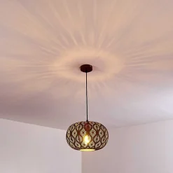 Suspension Kemer Rouille, 1 Lumiere