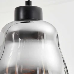 Suspension Kenong Fume, Noir, 3 Lumieres