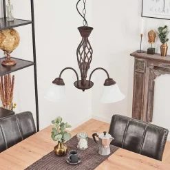 Suspension Mosquerito Rouille, 3 Lumieres