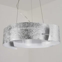 Suspension Novara Argente, 3 Lumieres