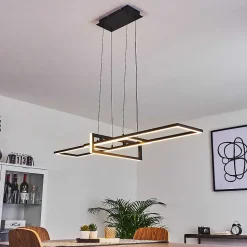 Suspension Omega Led Noir, 1 Lumiere