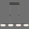 Suspension Paul Neuhaus Q-Etienne Led Noir, 4 Lumieres, Telecommandes