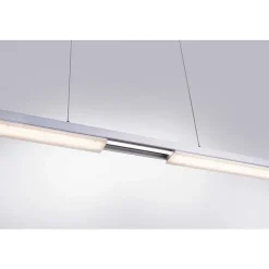 Suspension Paul Neuhaus Q-Henrik Led Aluminium, 3 Lumieres, Telecommandes