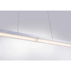 Suspension Paul Neuhaus Q-Henrik Led Aluminium, 3 Lumieres, Telecommandes