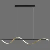 Suspension Paul Neuhaus Q-Swing Led Anthracite, Or, 1 Lumiere, Telecommandes