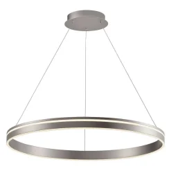 Suspension Paul Neuhaus Q-Vito Led Acier Inoxydable, 1 Lumiere, Telecommandes
