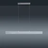 Suspension Paul-Neuhaus Q-Adriana Led Aluminium, 2 Lumieres, Telecommandes