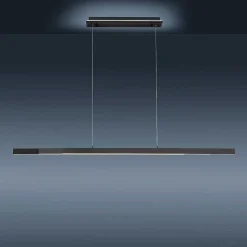 Suspension Paul-Neuhaus Q-Arian Led Anthracite, 4 Lumieres, Telecommandes