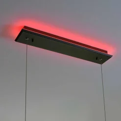 Suspension Paul-Neuhaus Q-Arian Led Anthracite, 4 Lumieres, Telecommandes