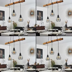Suspension Seegaard Brun, 3 Lumieres