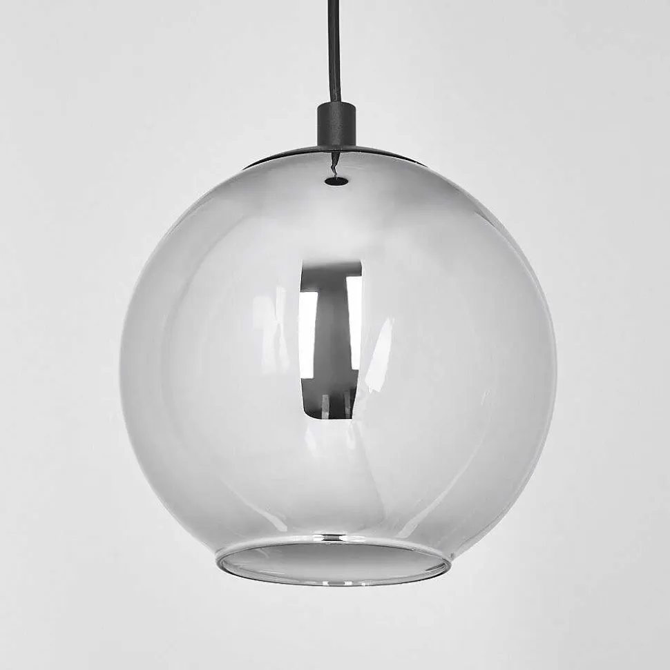 Suspension Sernf Noir, 1 Lumiere