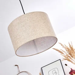 Suspension Shiburg Bois Clair, 1 Lumiere