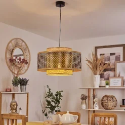 Suspension Tunga Noir, 1 Lumiere