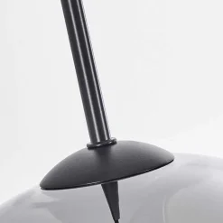 Suspension Verre 15 Cm, 20 Cm, 25 Cm Koyoto Clair, Fume, 3 Lumieres