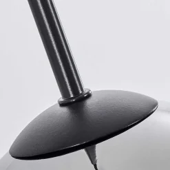 Suspension Verre 15 Cm Koyoto Chrome, Fume, 3 Lumieres