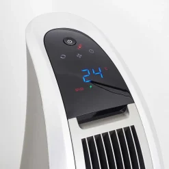 Ventilateur Benidorm Noir, Argente, Telecommandes