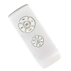 Ventilateur De Plafond Doha Led Blanc, 1 Lumiere, Telecommandes