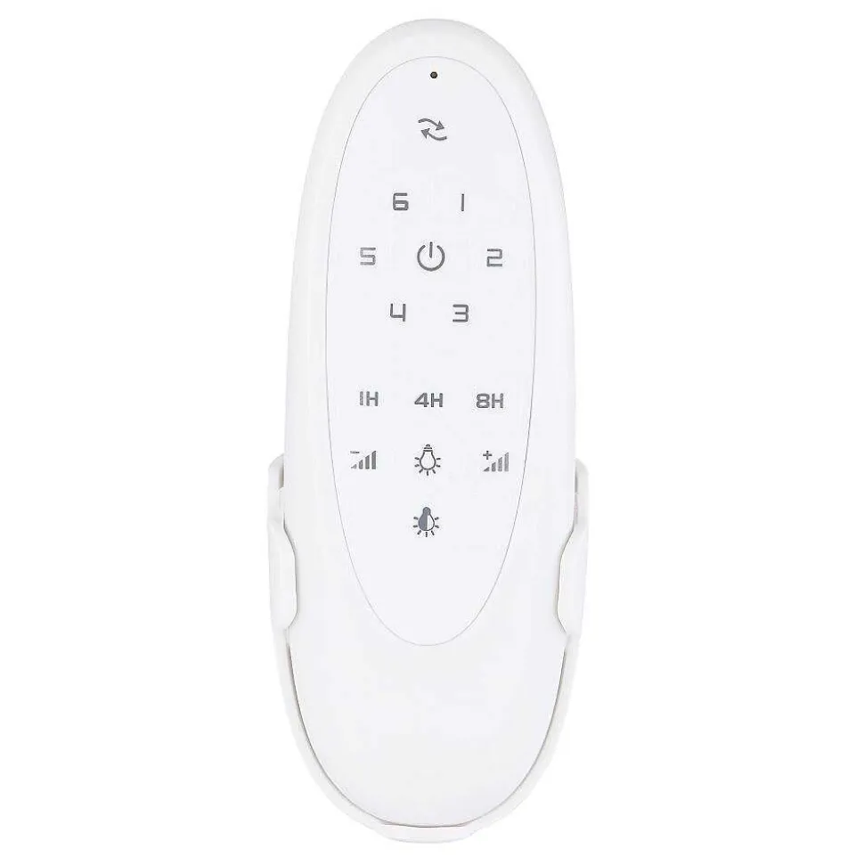 Ventilateur De Plafond Globo Viviana Led Nickel Mat, 1 Lumiere, Telecommandes